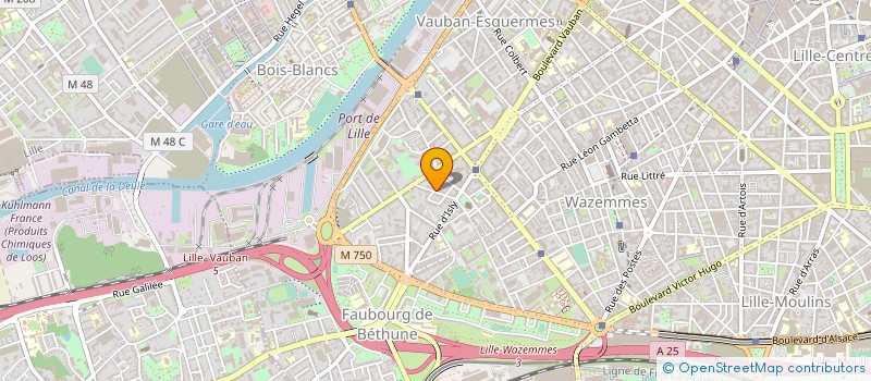 localisation de l'entreprise ASSOCIATION EUROPEENNE SUPERIEUR DU TRAVAIL SOCIAL à LILLE