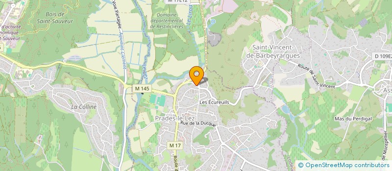 localisation de l'entreprise ASSOCIATION EUROPENNE DE QI GONG à PRADES-LE-LEZ