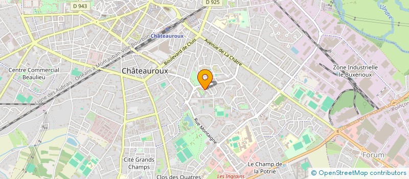 localisation de l'entreprise ASSOCIATION EVANGELIQUE LE SANG PRECIEUX (A.E.S.P) à CHATEAUROUX