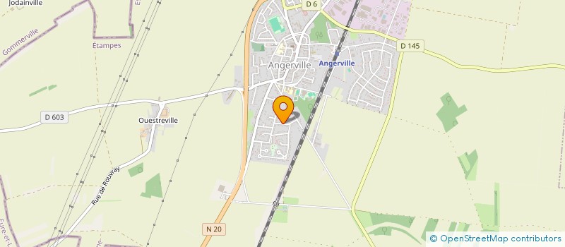 localisation de l'entreprise ASSOCIATION EVANGELIQUE PORTE SUD  ANGERVILLE