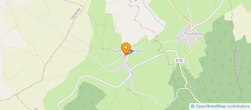 localisation de l'entreprise ASSOCIATION EVE LAVALLIERE-BONNEVAL  SAINT-BASLEMONT