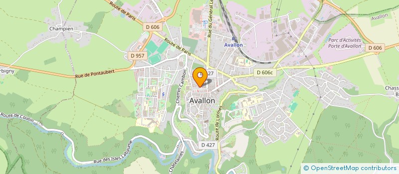 localisation de l'entreprise ASSOCIATION EVEIL à AVALLON