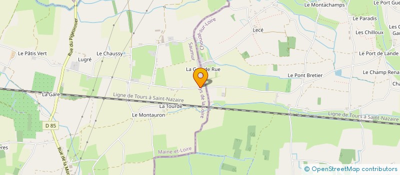 localisation de l'entreprise ASSOCIATION EVEIL JEUNES ENFANTS  VARENNES-SUR-LOIRE