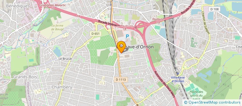 localisation de l'entreprise ASSOCIATION EVEN' ART  VILLENAVE-D'ORNON