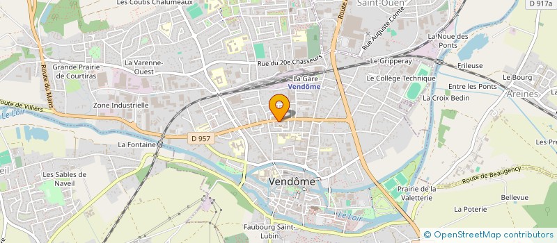 localisation de l'entreprise ASSOCIATION EVEN'EST à VENDOME