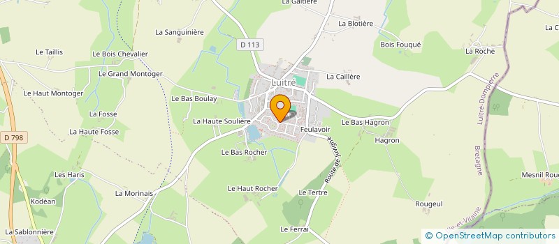 localisation de l'entreprise ASSOCIATION EVENEMENTS FESTIFS EN PAYS GALLO  LUITRE-DOMPIERRE