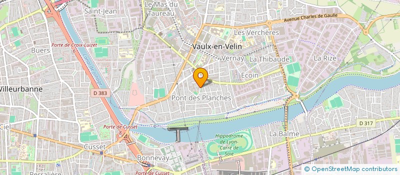 localisation de l'entreprise ASSOCIATION EVENT'ISSAGE  VAULX-EN-VELIN