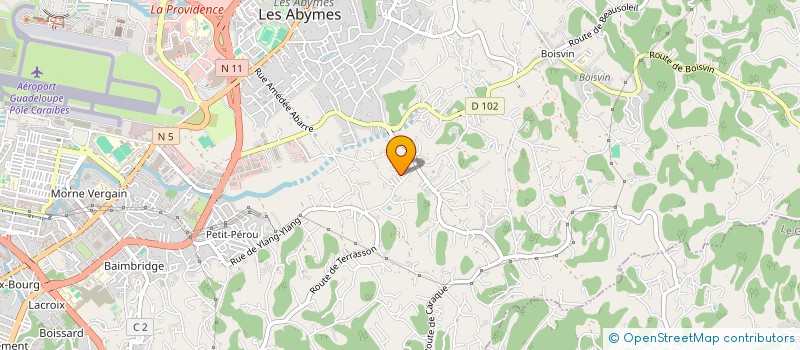 localisation de l'entreprise ASSOCIATION EVENT'S ELEKTRA G-DOM'S à LES ABYMES