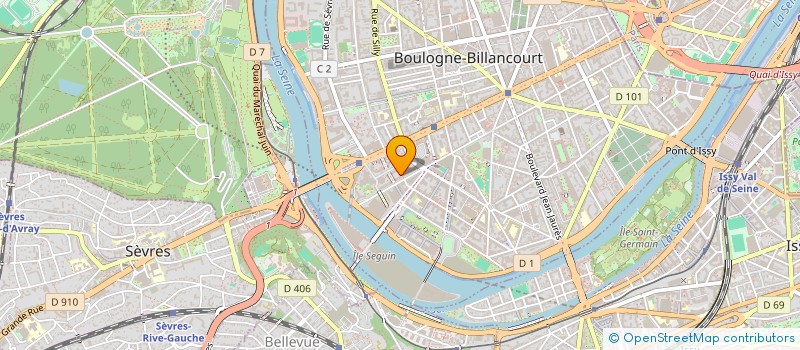 localisation de l'entreprise ASSOCIATION EVETIK à BOULOGNE-BILLANCOURT