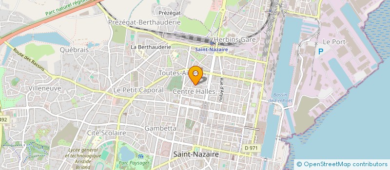 localisation de l'entreprise ASSOCIATION-EVIDANSE  SAINT-NAZAIRE