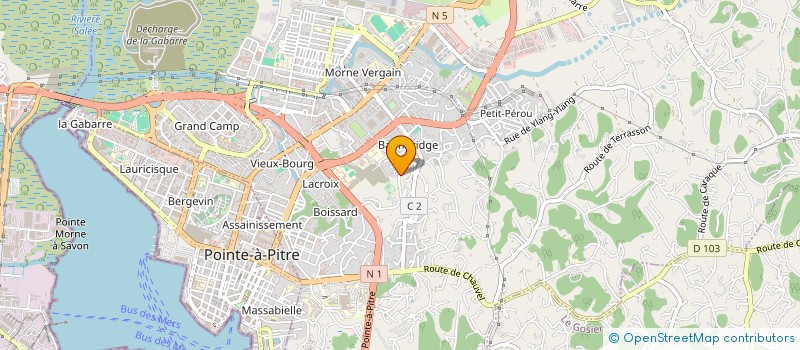 localisation de l'entreprise ASSOCIATION EXACTCOLOR ESPACE à LES ABYMES