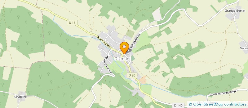 localisation de l'entreprise ASSOCIATION EXALIS  DIXMONT