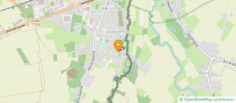 localisation de l'entreprise ASSOCIATION EXISTER C'EST PARTAGER  QUIEVRECHAIN