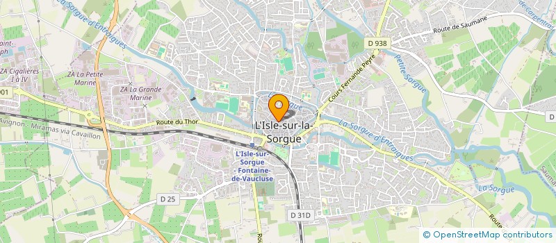 localisation de l'entreprise ASSOCIATION EXPRESSION à L ISLE SUR LA SORGUE