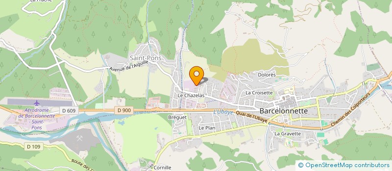 localisation de l'entreprise ASSOCIATION EXPRESSION DANSE  BARCELONNETTE