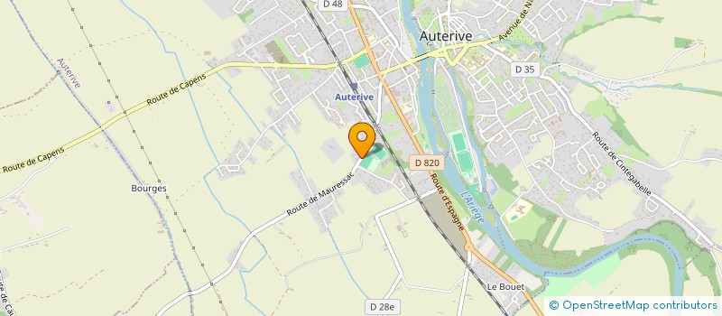 localisation de l'entreprise ASSOCIATION EXPRESSION ET CREATION  AUTERIVE