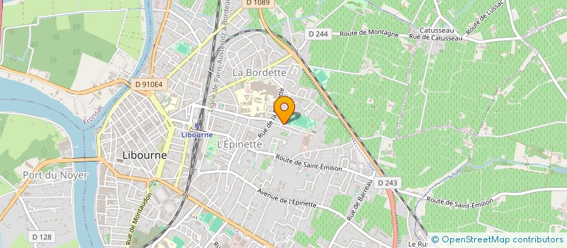 localisation de l'entreprise ASSOCIATION EXPRESSIONS à LIBOURNE