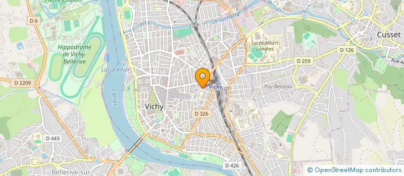 localisation de l'entreprise ASSOCIATION EXPRIM à VICHY