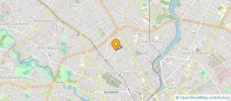 localisation de l'entreprise ASSOCIATION EXTERIEUR JOUR à NANTES
