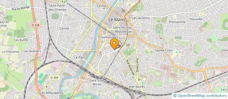 localisation de l'entreprise ASSOCIATION EZ PROD à LE MANS