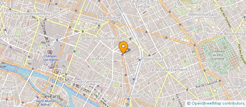 localisation de l'entreprise ASSOCIATION EZRA CHALON YOSSI  PARIS