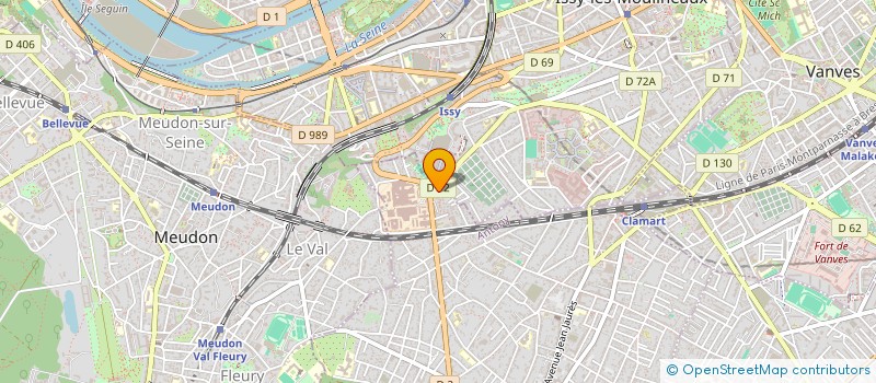 localisation de l'entreprise ASSOCIATION FABART EDITIONS  CLAMART