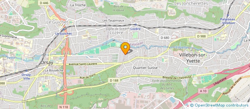 localisation de l'entreprise ASSOCIATION FABLAB ORSAY à ORSAY
