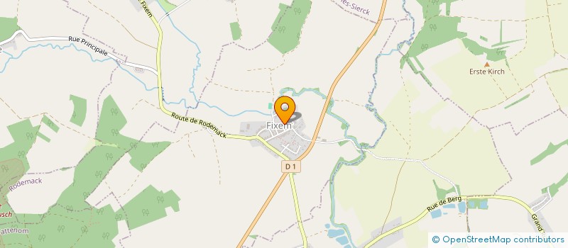 localisation de l'entreprise ASSOCIATION FABRIQUE DE L EGLISE DE FIXEM  FIXEM