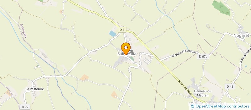 localisation de l'entreprise ASSOCIATION FACILITY  SAINT-JULIA