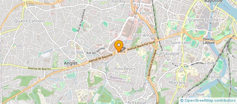 localisation de l'entreprise ASSOCIATION FACS à BAYONNE