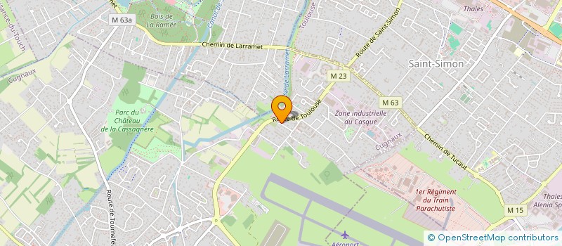 localisation de l'entreprise ASSOCIATION FAHAZAVANA  CUGNAUX