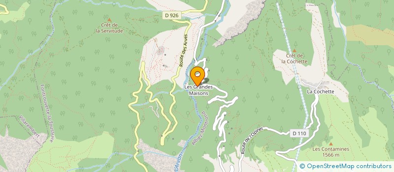 localisation de l'entreprise ASSOCIATION FAITES UN PAS EN ARRIERE, A NOS ANCIENS LA LUMIERE  ALBIEZ-MONTROND