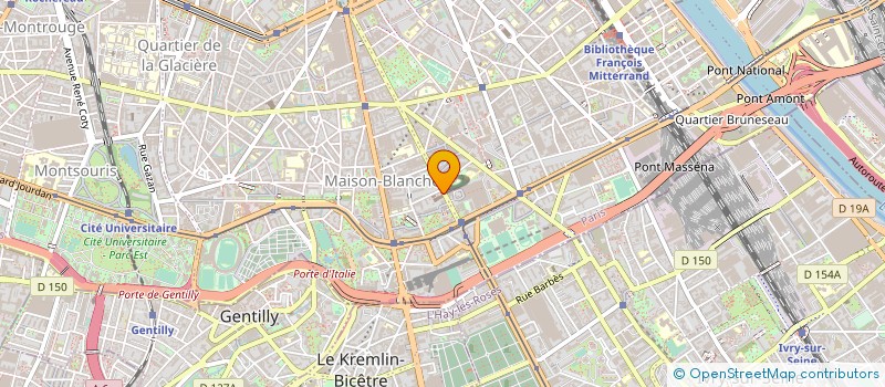 localisation de l'entreprise ASSOCIATION  FAITES UN VOEU à PARIS