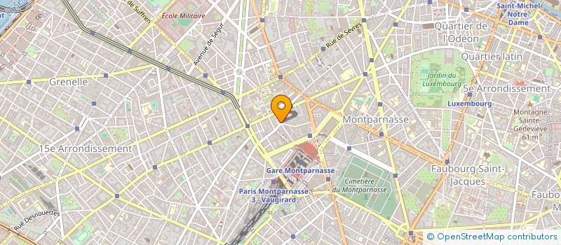 localisation de l'entreprise ASSOCIATION FALGUIERE  PARIS