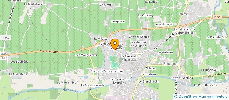 localisation de l'entreprise ASSOCIATION FAMILIAL BOURGUEIL à BOURGUEIL