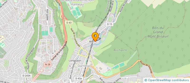 localisation de l'entreprise ASSOCIATION FAMILIAL POUR LA DEFENSE  DARNETAL