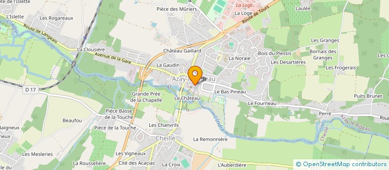 localisation de l'entreprise ASSOCIATION FAMILIALE à AZAY-LE-RIDEAU