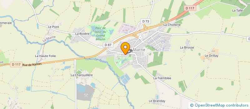 localisation de l'entreprise ASSOCIATION FAMILIALE à PAULX