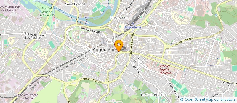 localisation de l'entreprise ASSOCIATION FAMILIALE à ANGOULEME