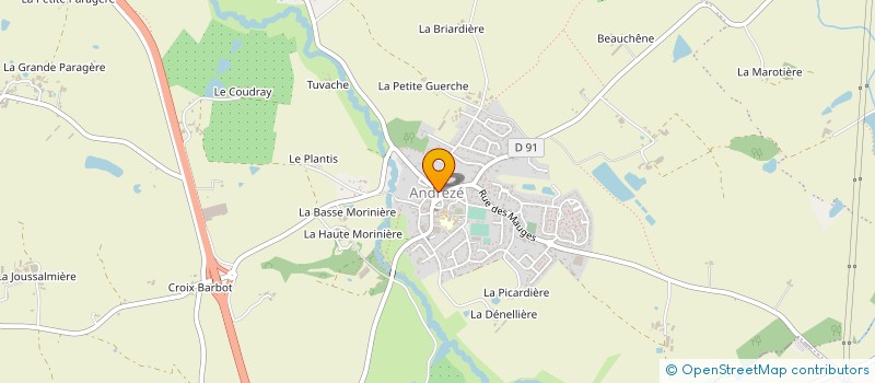 localisation de l'entreprise ASSOCIATION FAMILIALE à MONTREVAULT-SUR-EVRE