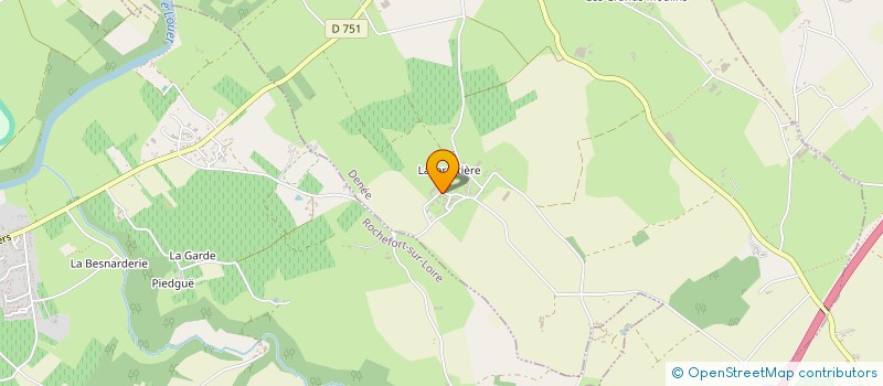 localisation de l'entreprise ASSOCIATION FAMILIALE  ROCHEFORT-SUR-LOIRE