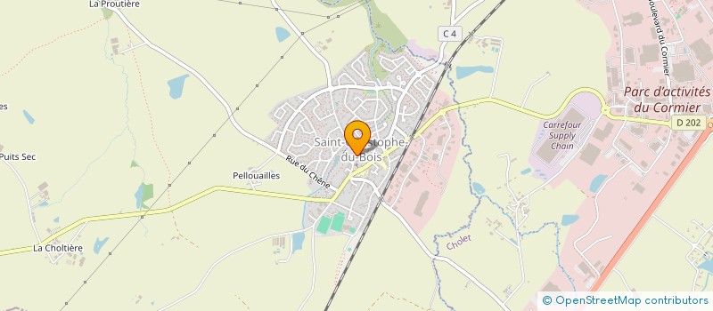 localisation de l'entreprise ASSOCIATION FAMILIALE  SAINT-CHRISTOPHE-DU-BOIS