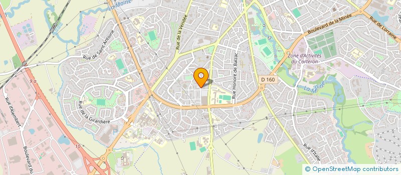 localisation de l'entreprise ASSOCIATION FAMILIALE AIDE A DOMICILE à CHOLET