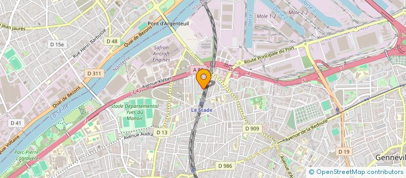 localisation de l'entreprise ASSOCIATION FAMILIALE BARIGO  COLOMBES
