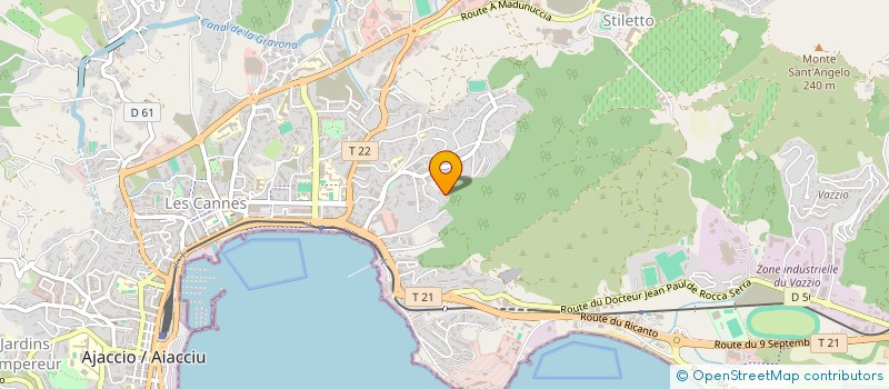 localisation de l'entreprise ASSOCIATION FAMILIALE CATHOLIQUE D AJACCIO  AJACCIO