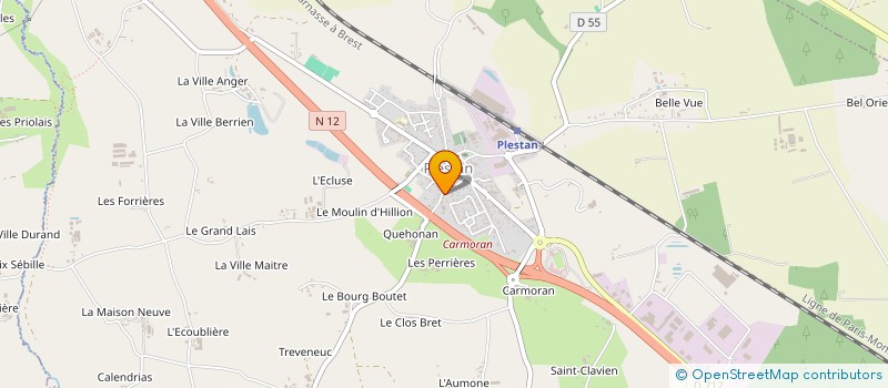 localisation de l'entreprise ASSOCIATION FAMILIALE CATHOLIQUE DE PLESTAN  PLESTAN