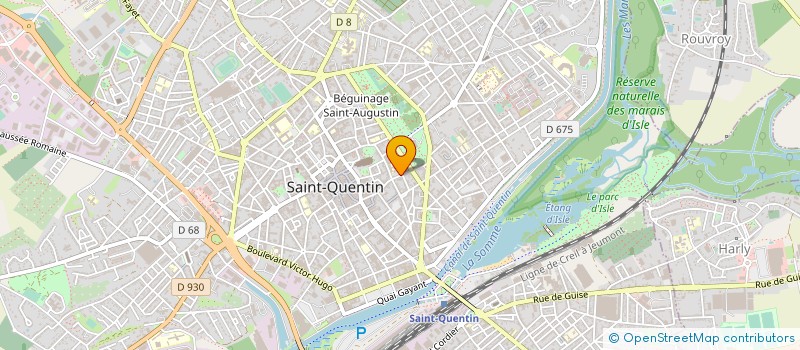 localisation de l'entreprise ASSOCIATION FAMILIALE CATHOLIQUE DE SAINT QUENTIN à SAINT-QUENTIN
