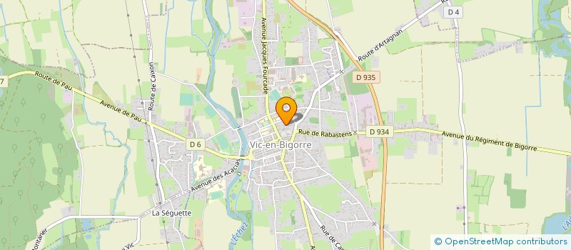 localisation de l'entreprise ASSOCIATION FAMILIALE CATHOLIQUE DE VIC EN BIGORRE  VIC-EN-BIGORRE