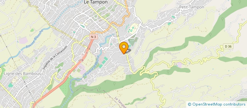 localisation de l'entreprise ASSOCIATION FAMILIALE CATHOLIQUE DU TAMPON-CENTRE  LE TAMPON