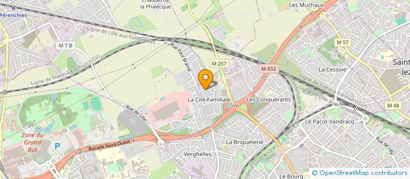 localisation de l'entreprise ASSOCIATION FAMILIALE CULTURE ET LOISIRS à LAMBERSART